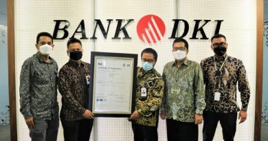 Bank DKI Terima Sertifikat Sistem Manajemen ISO 9001:2015. Wujud komitmen Peningkatan kualitas layanan